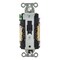 Hubbell Wiring Device-Kellems Straight Blade Receptacle, 5-15R, 15 A, 125V AC, 2 Pole, 3 Wire, Flush Mount, Grounded DR15NLLA - alternate 3